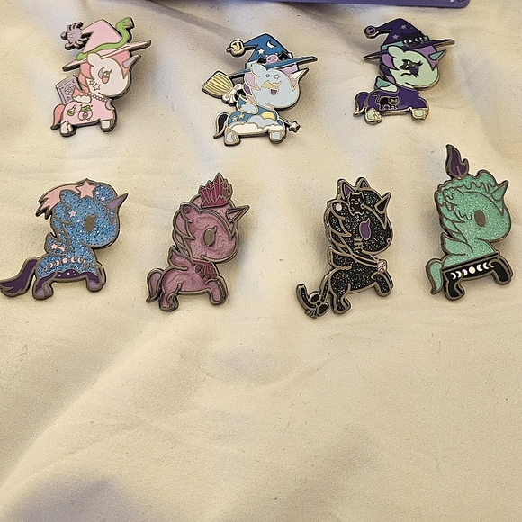 Tokidoki Mystic Magic Unicorno Pin set - Picture 1 of 3